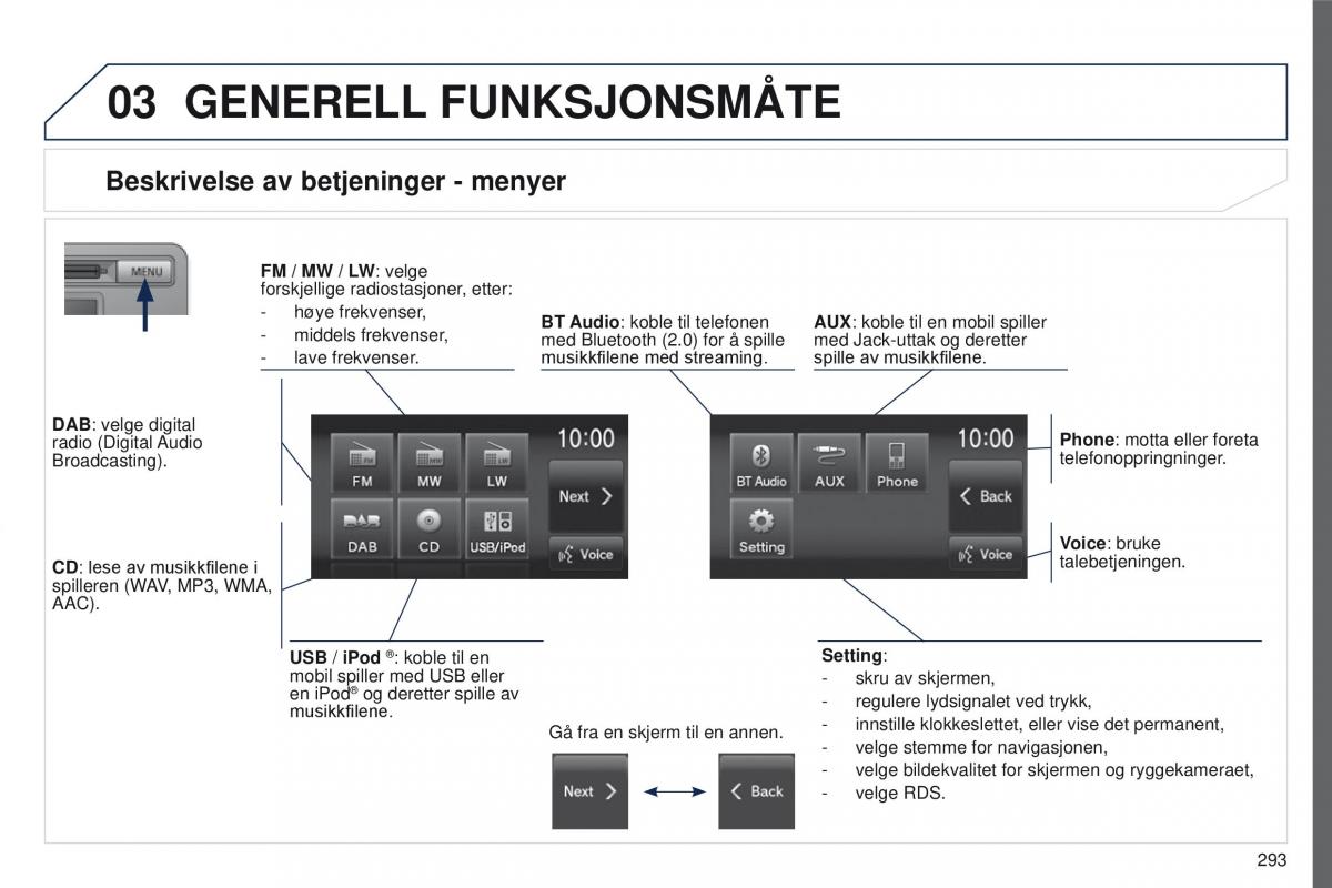 Peugeot 4008 bruksanvisningen / page 295