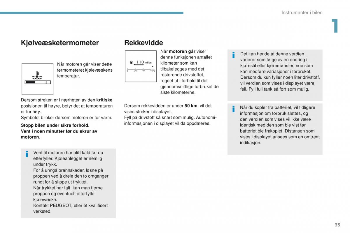 Peugeot 4008 bruksanvisningen / page 37