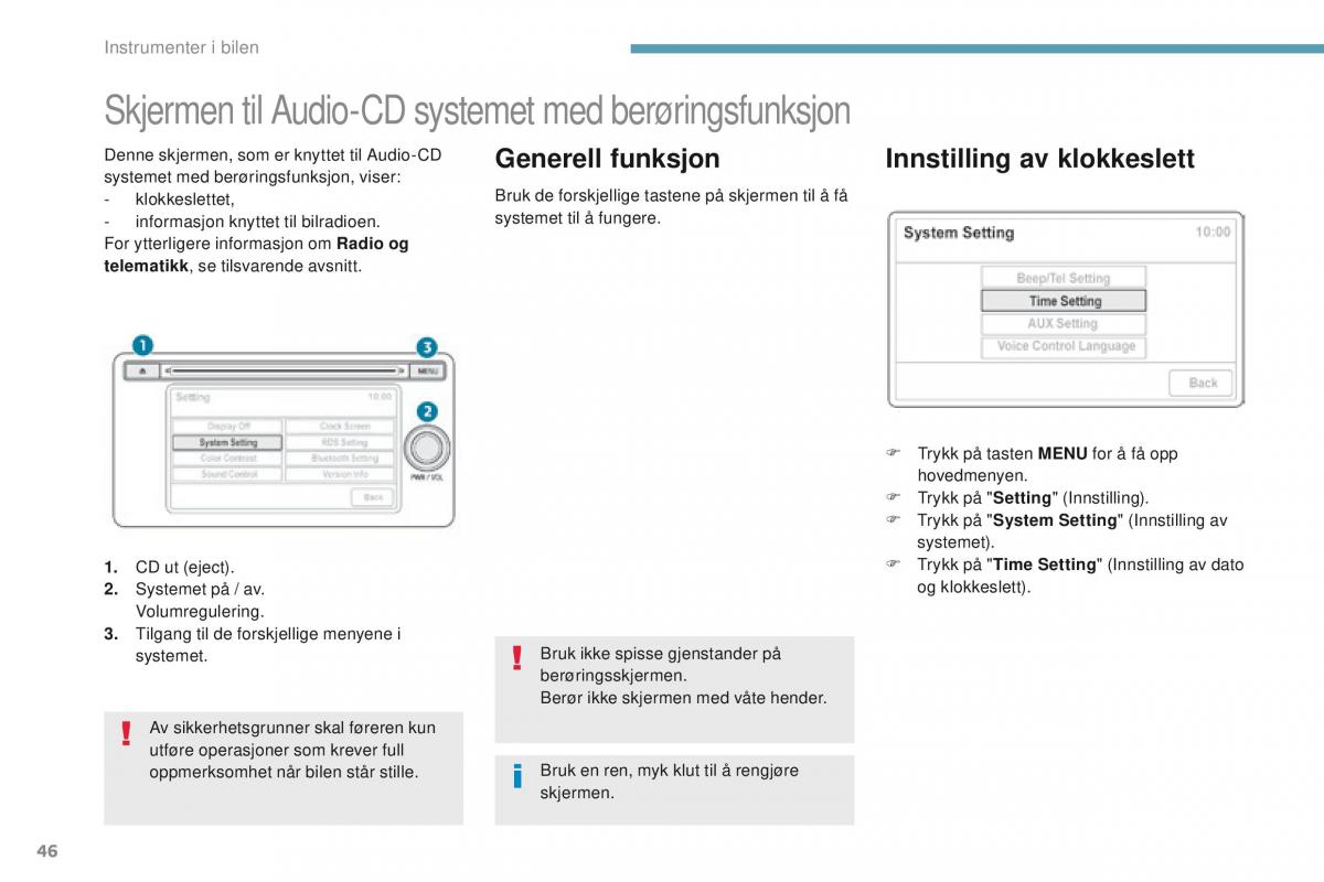 Peugeot 4008 bruksanvisningen / page 48