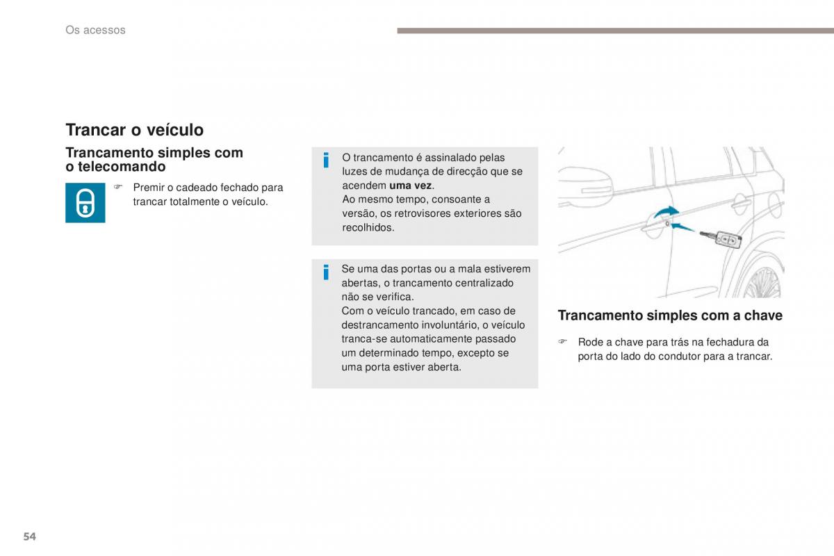 Peugeot 4008 manual del propietario / page 56