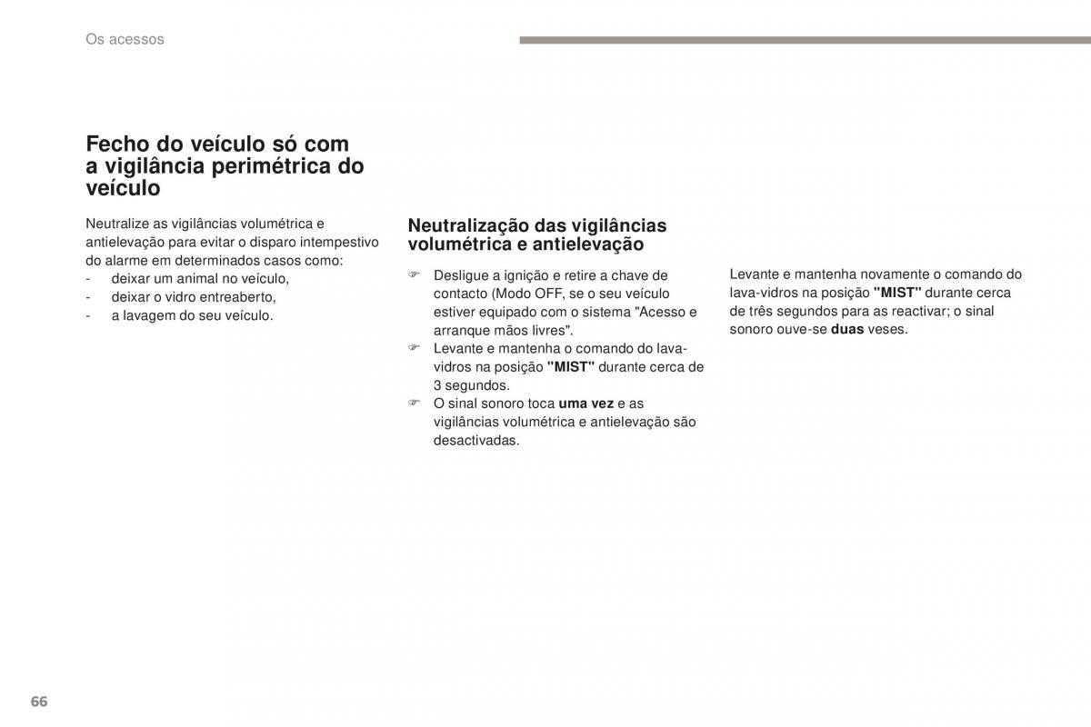 Peugeot 4008 manual del propietario / page 68