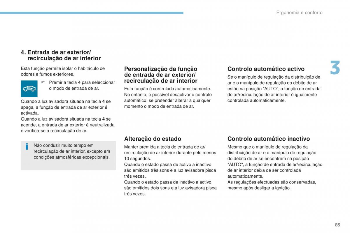 Peugeot 4008 manual del propietario / page 87