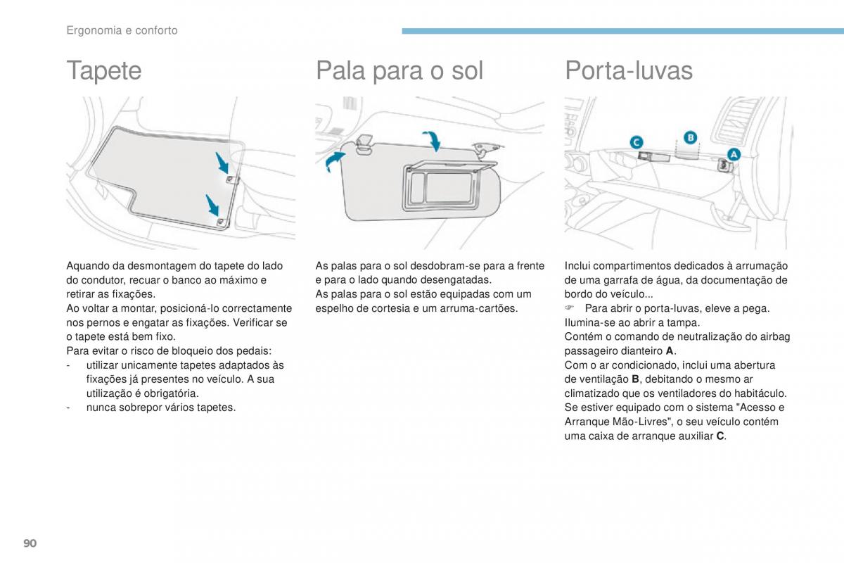 Peugeot 4008 manual del propietario / page 92