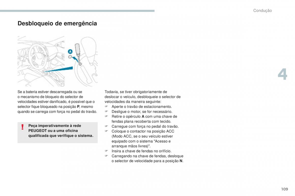 Peugeot 4008 manual del propietario / page 111