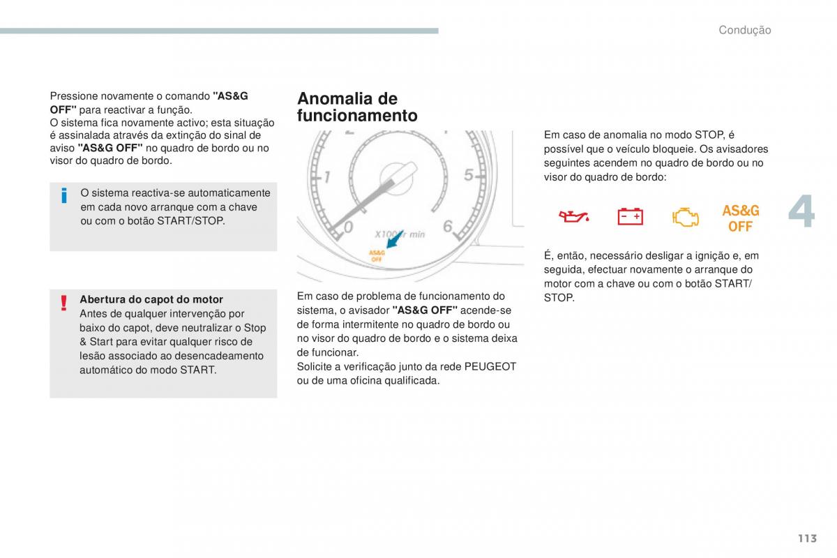 Peugeot 4008 manual del propietario / page 115