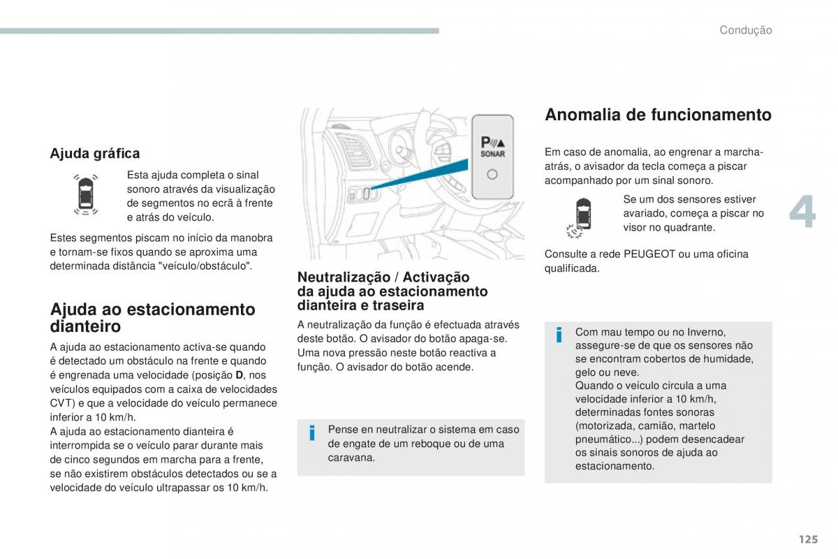 Peugeot 4008 manual del propietario / page 127