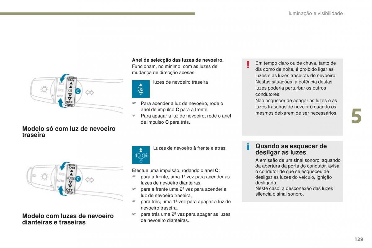 Peugeot 4008 manual del propietario / page 131