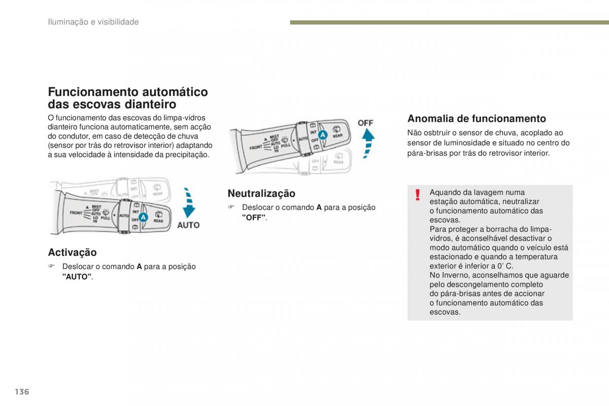 Peugeot 4008 manual del propietario / page 138