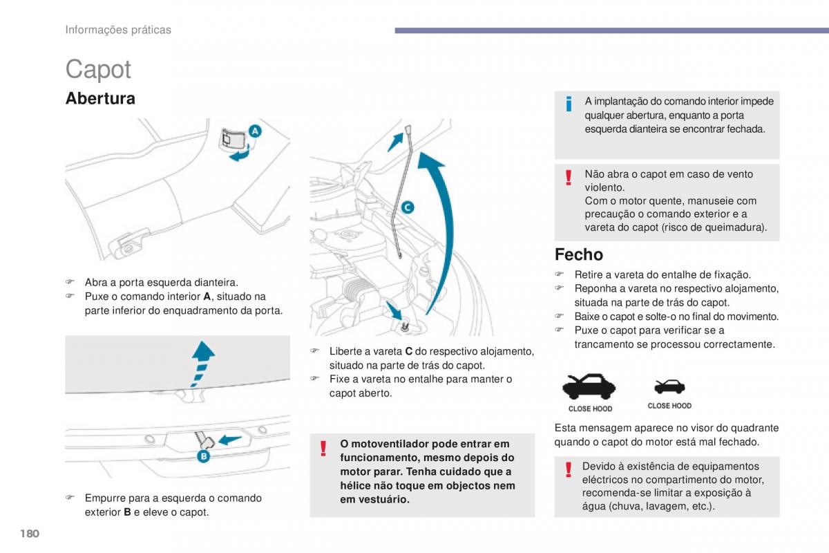 Peugeot 4008 manual del propietario / page 182