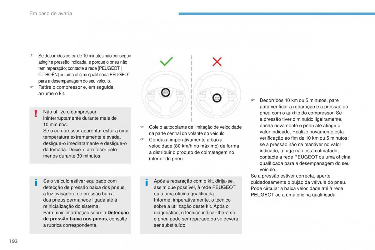 Peugeot 4008 manual del propietario / page 194