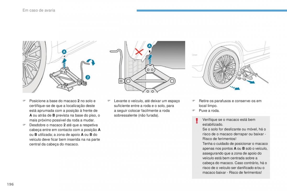 Peugeot 4008 manual del propietario / page 198