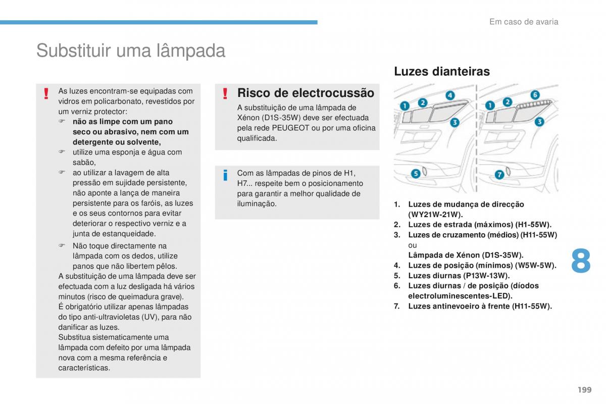 Peugeot 4008 manual del propietario / page 201