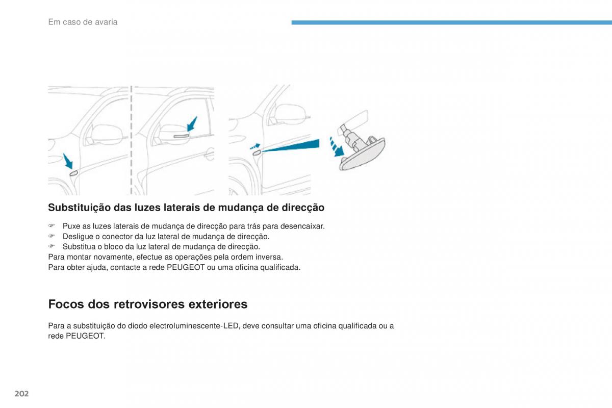 Peugeot 4008 manual del propietario / page 204