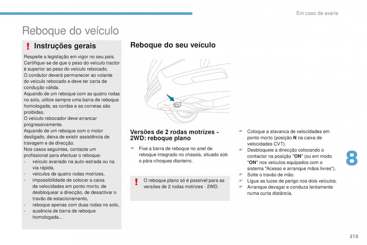 Peugeot 4008 manual del propietario / page 217