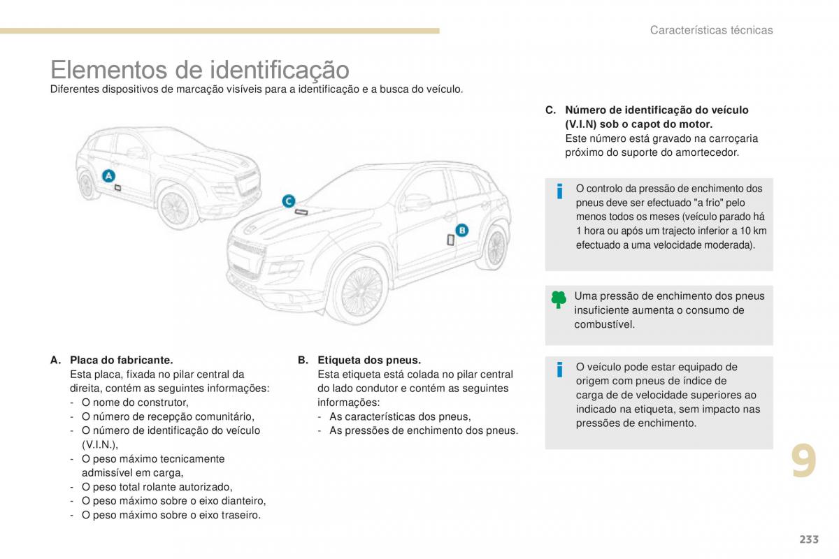 Peugeot 4008 manual del propietario / page 235