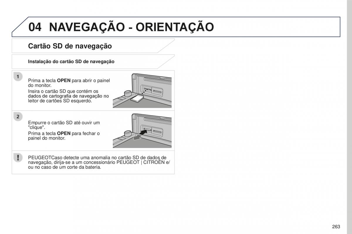 Peugeot 4008 manual del propietario / page 265