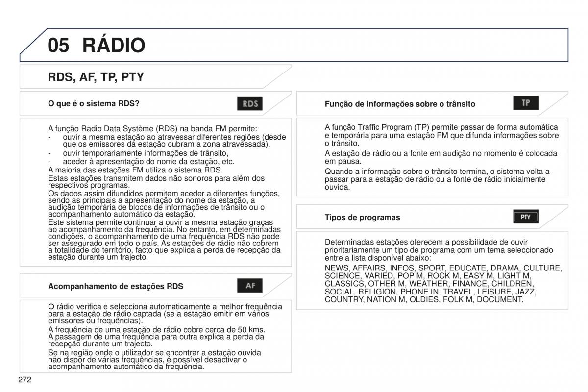 Peugeot 4008 manual del propietario / page 274