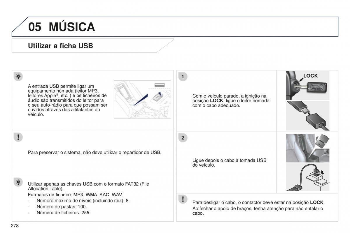 Peugeot 4008 manual del propietario / page 280