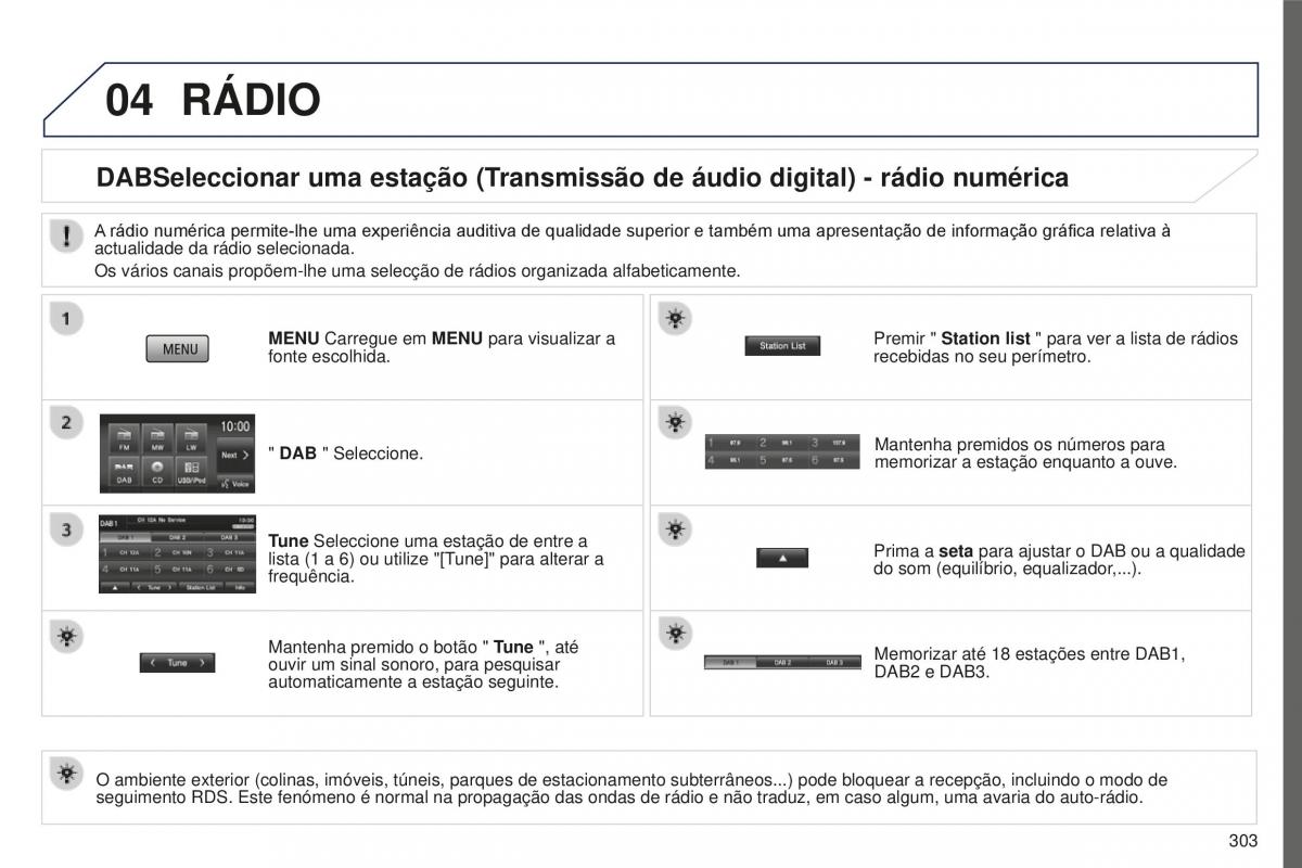 Peugeot 4008 manual del propietario / page 305