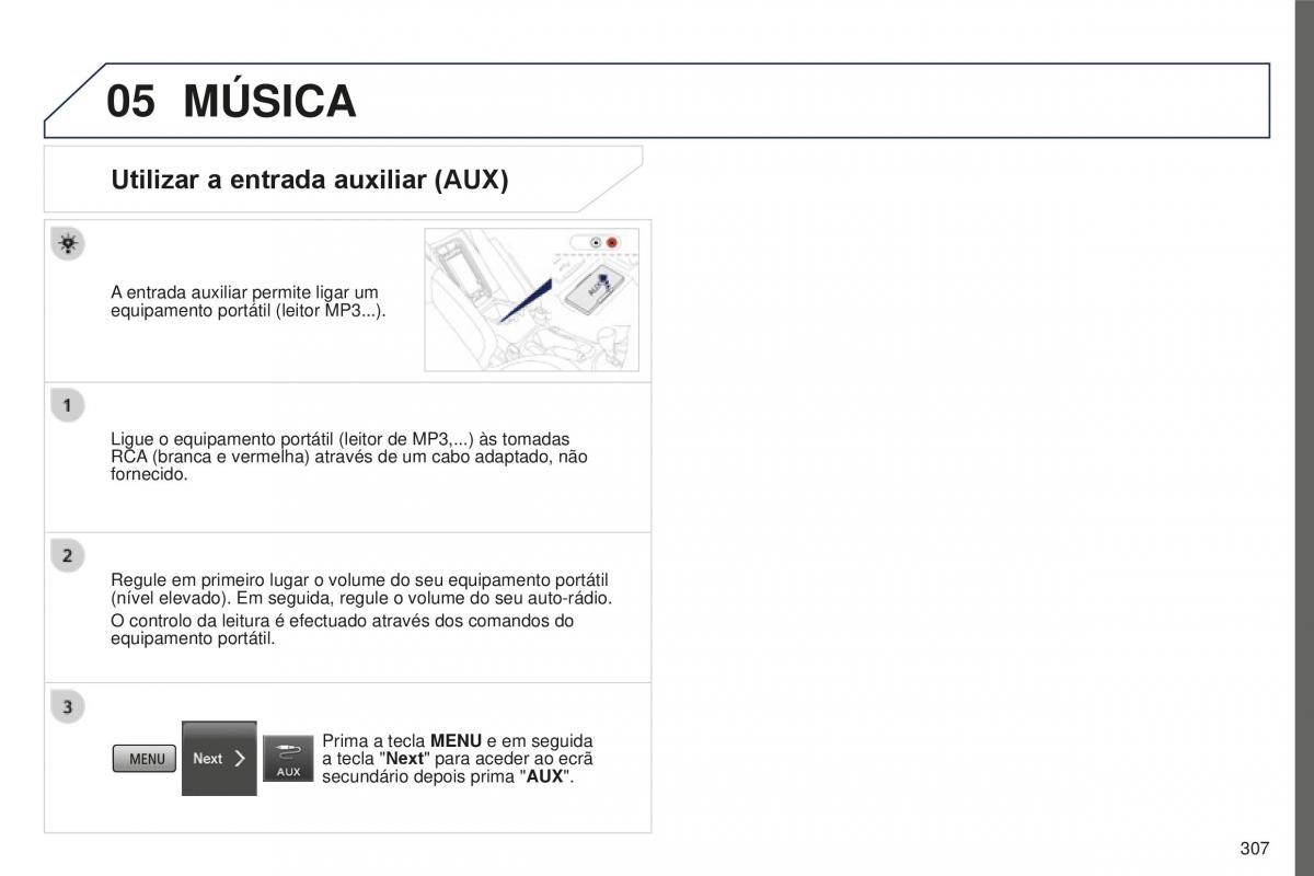 Peugeot 4008 manual del propietario / page 309