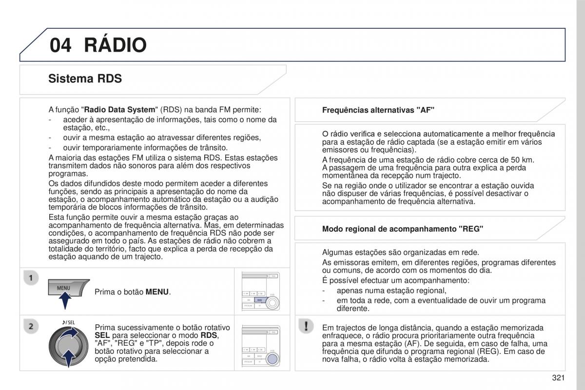 Peugeot 4008 manual del propietario / page 323