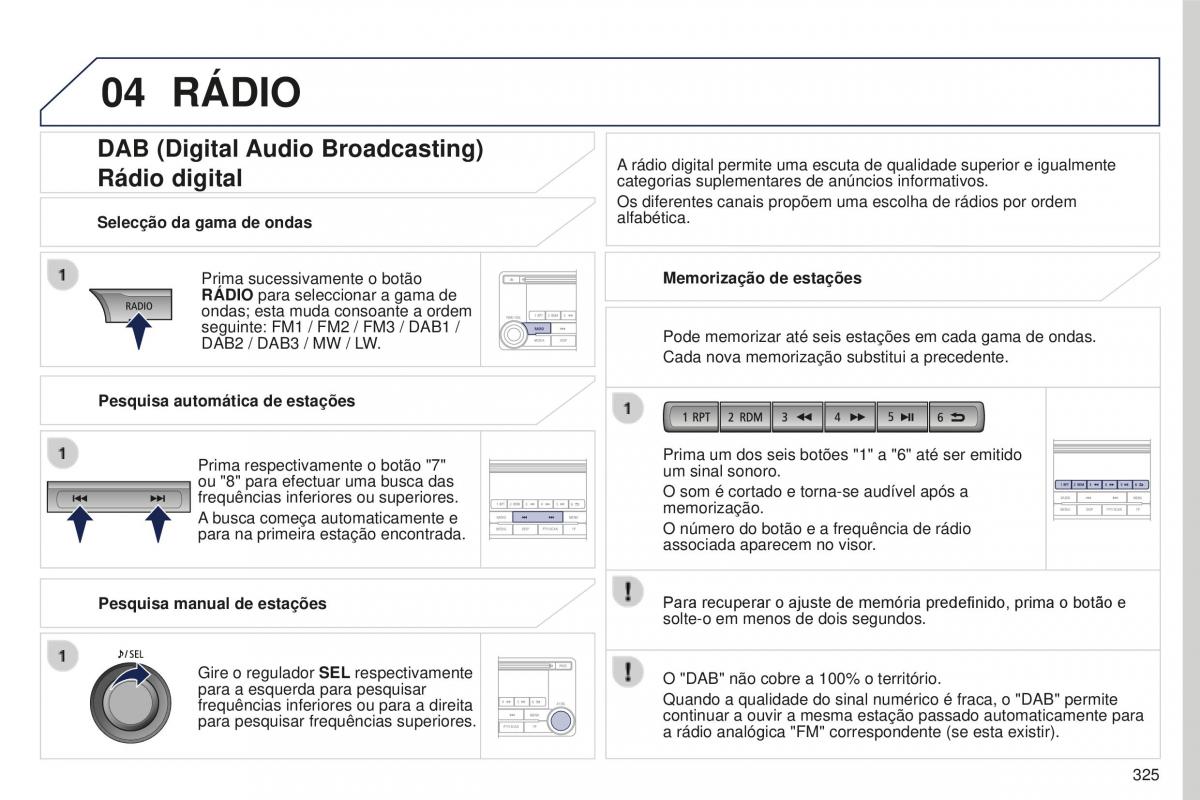 Peugeot 4008 manual del propietario / page 327