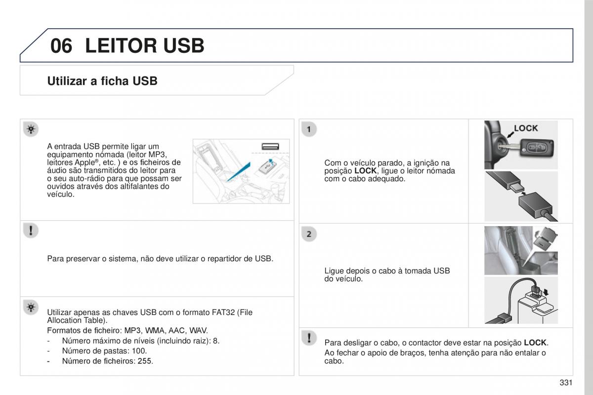 Peugeot 4008 manual del propietario / page 333