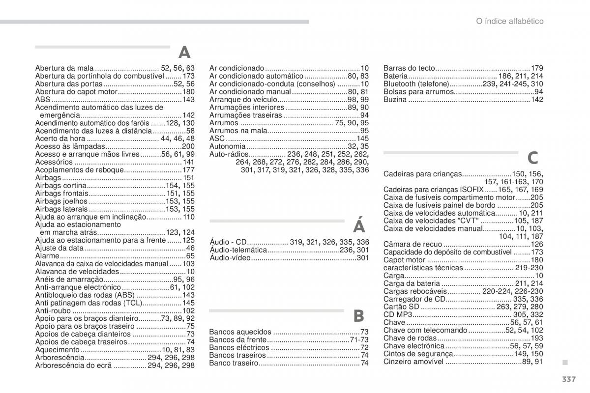 Peugeot 4008 manual del propietario / page 339