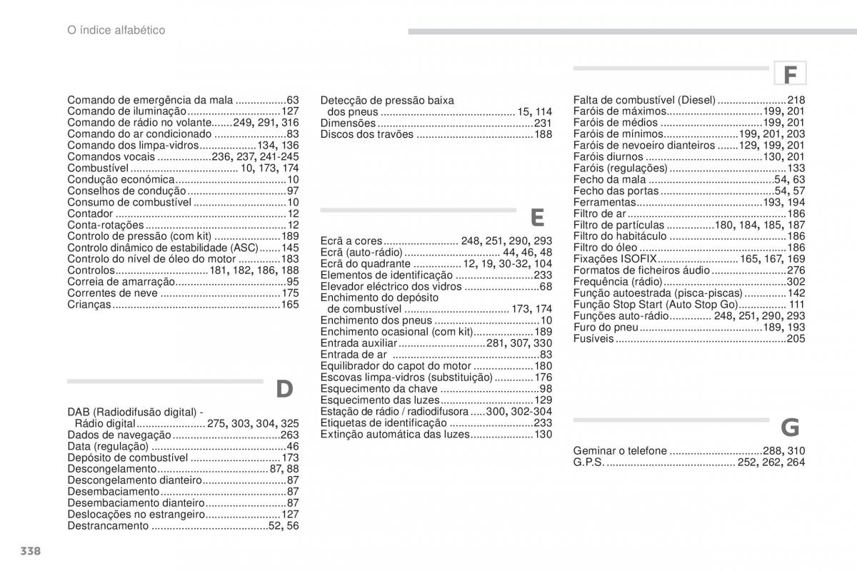 Peugeot 4008 manual del propietario / page 340