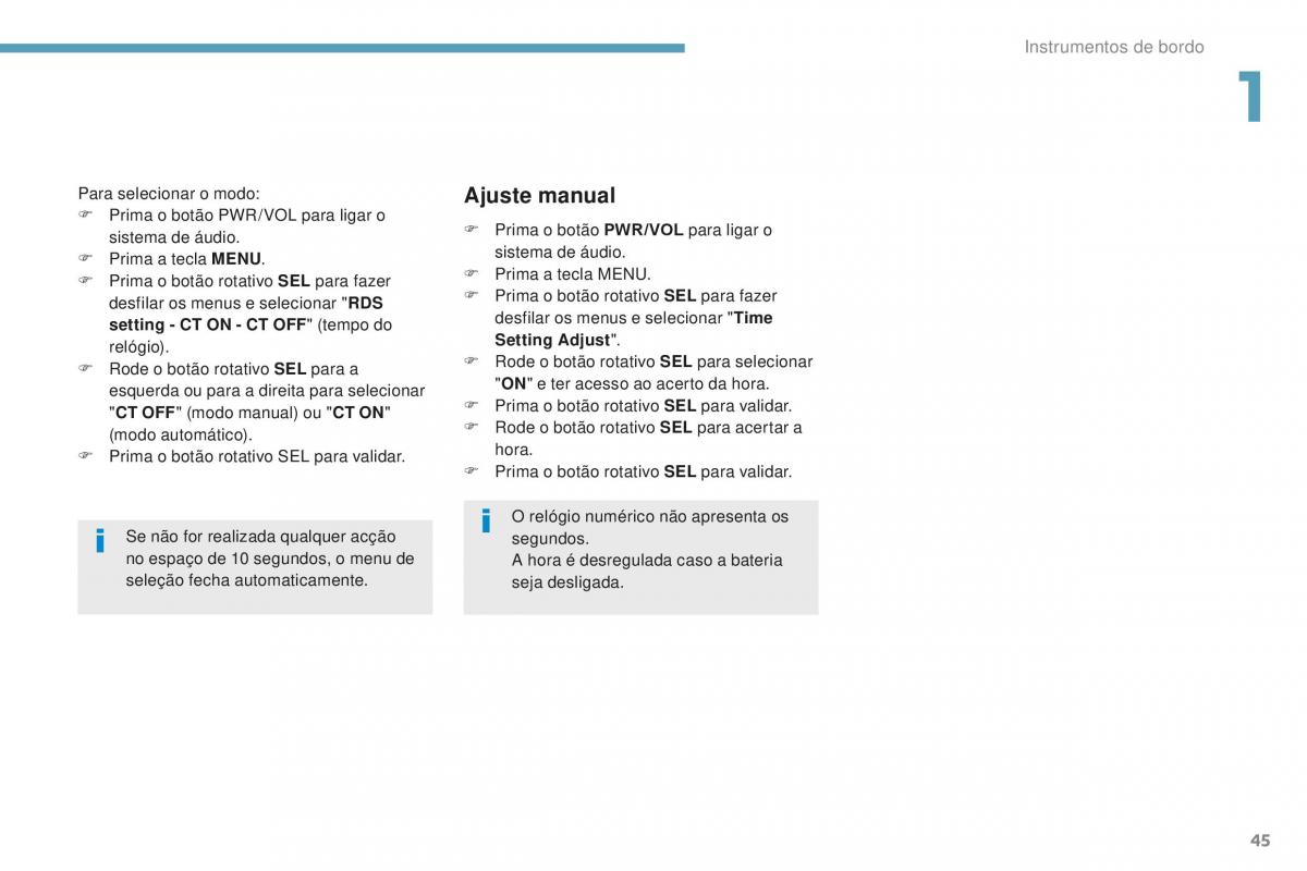 Peugeot 4008 manual del propietario / page 47