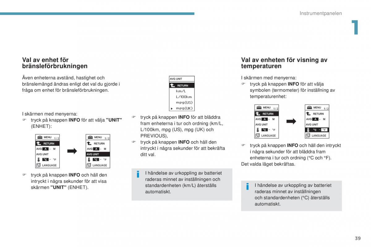 Peugeot 4008 instruktionsbok / page 41