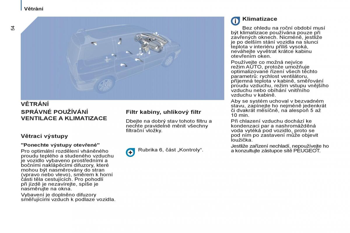 Peugeot 807 navod k obsludze / page 56