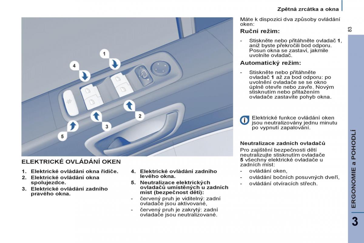 Peugeot 807 navod k obsludze / page 85