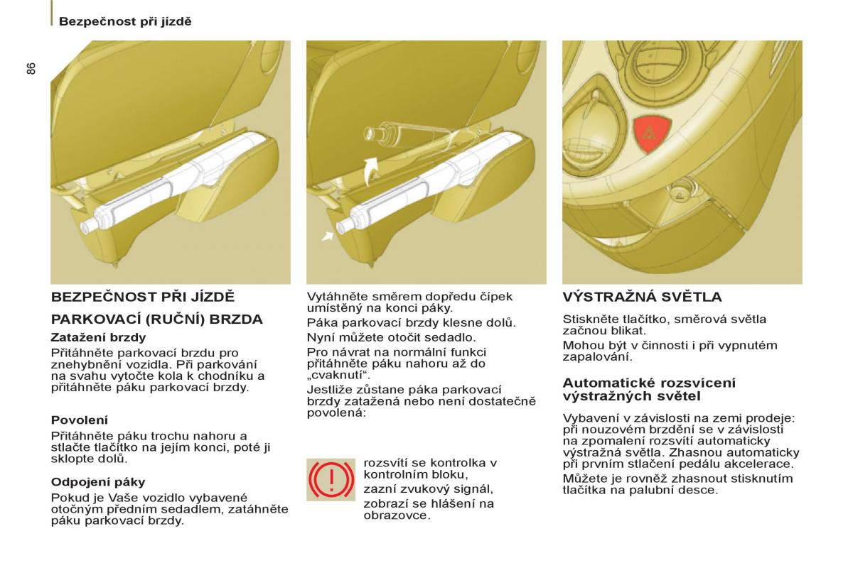 Peugeot 807 navod k obsludze / page 88