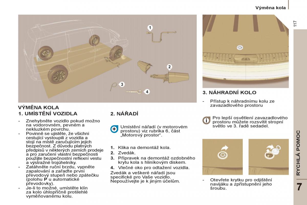 Peugeot 807 navod k obsludze / page 119