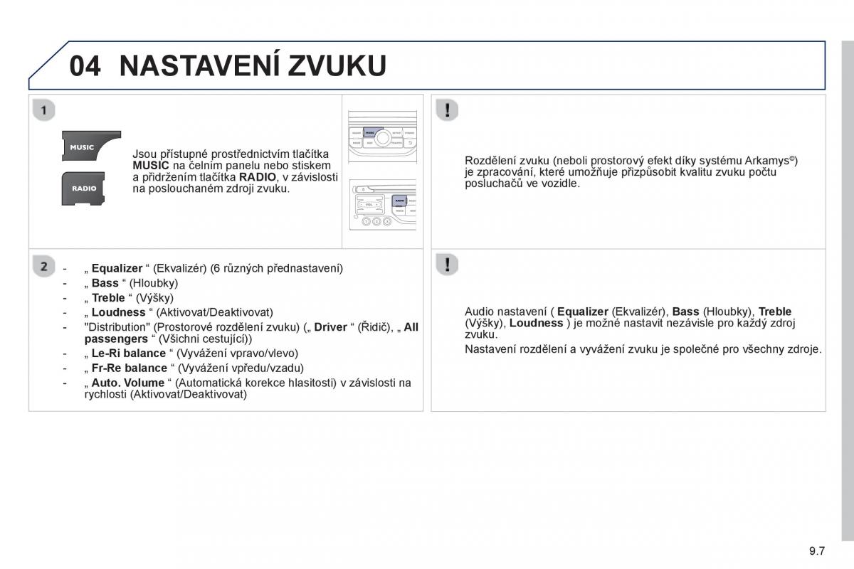 Peugeot 807 navod k obsludze / page 147