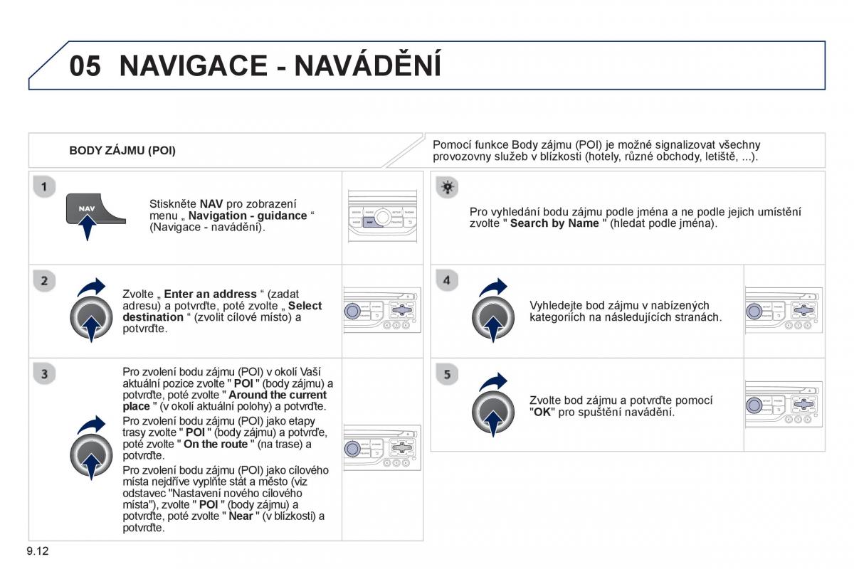 Peugeot 807 navod k obsludze / page 152