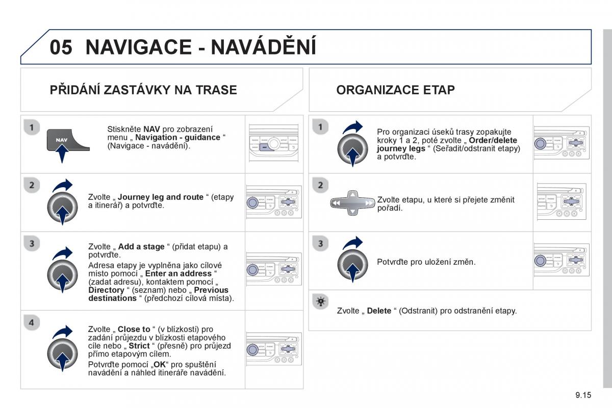 Peugeot 807 navod k obsludze / page 155