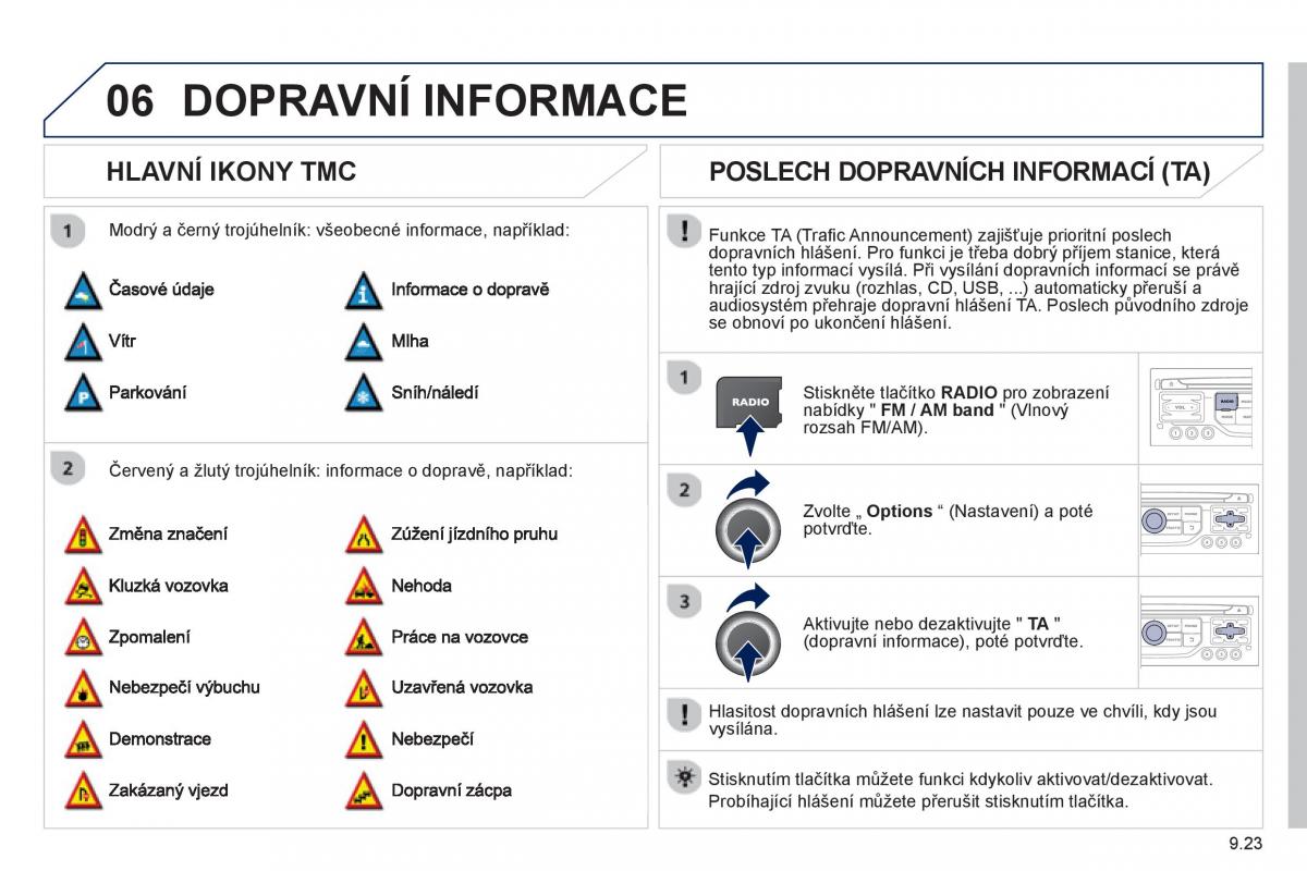 Peugeot 807 navod k obsludze / page 163