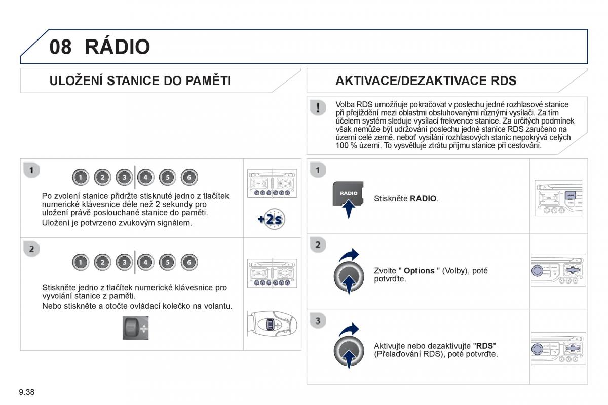 Peugeot 807 navod k obsludze / page 178