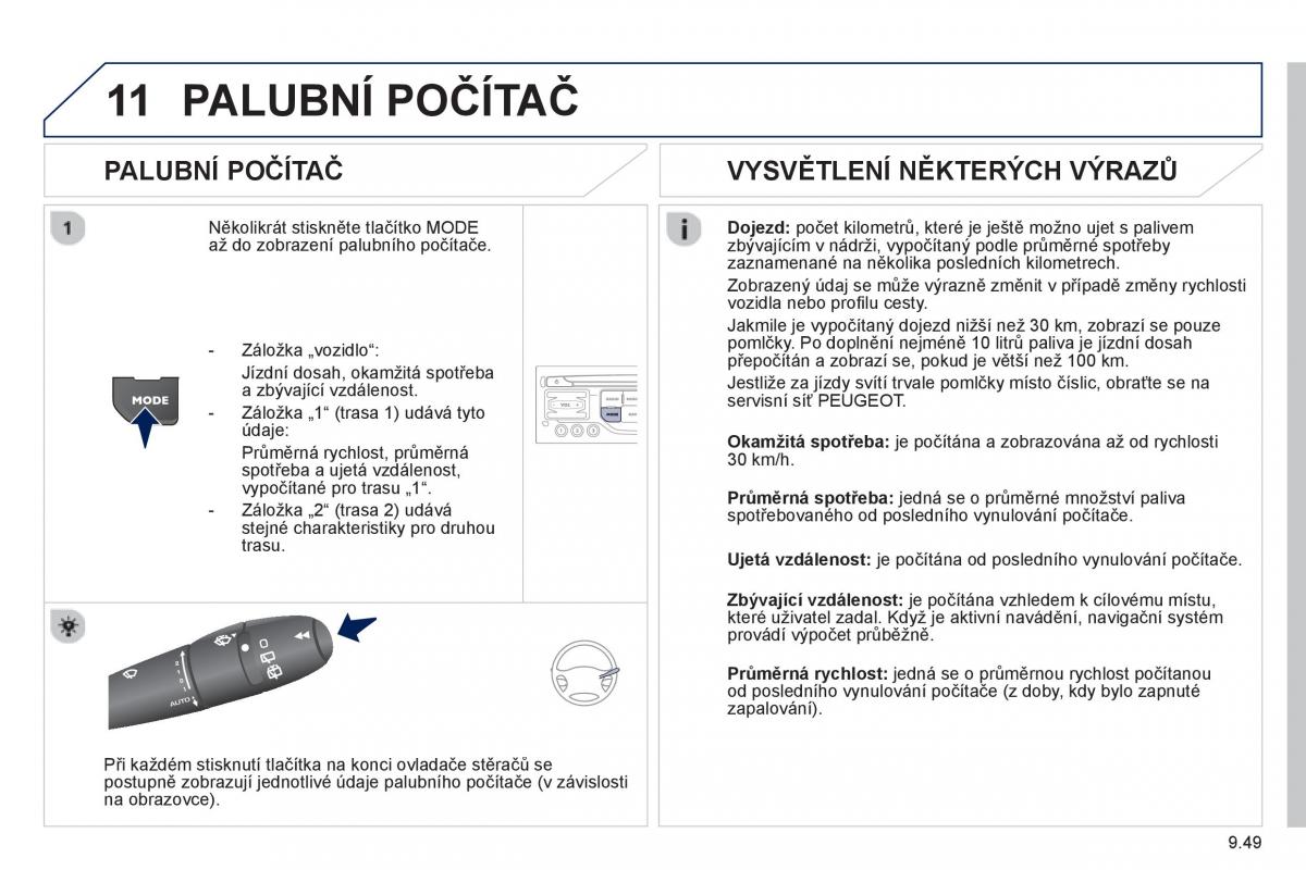 Peugeot 807 navod k obsludze / page 189