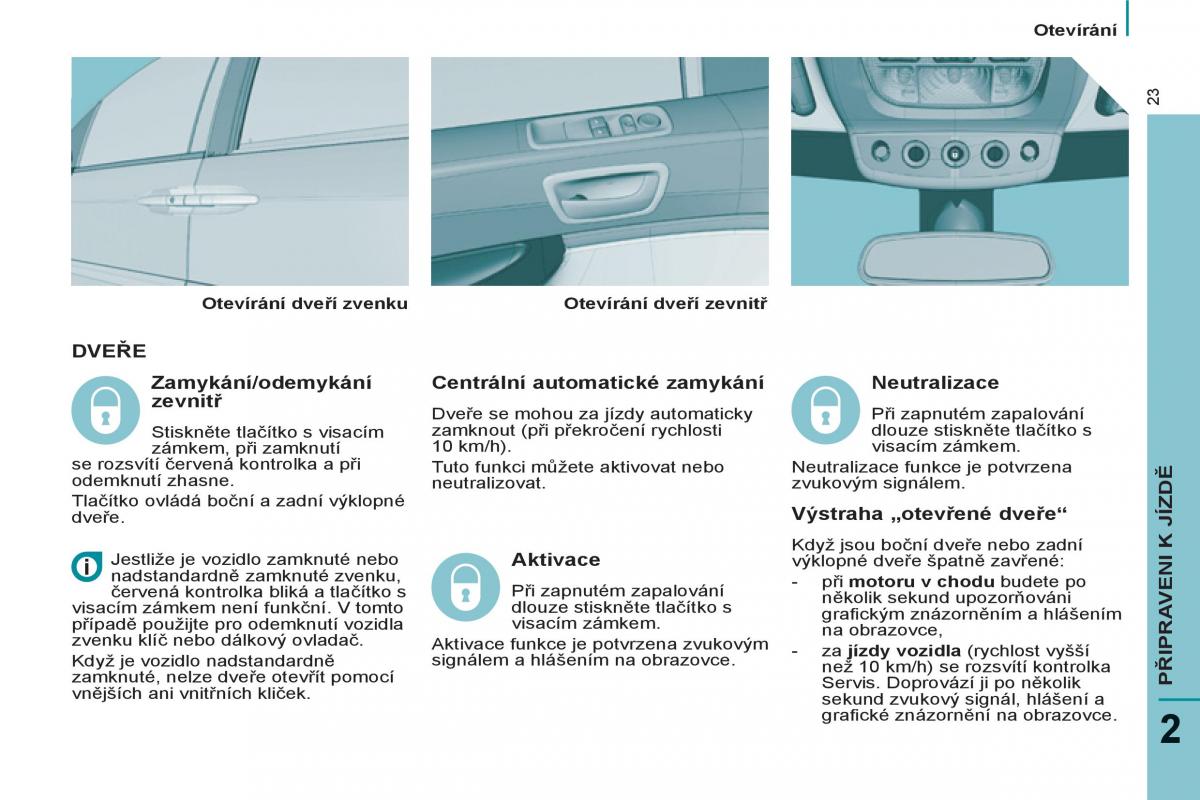 Peugeot 807 navod k obsludze / page 25