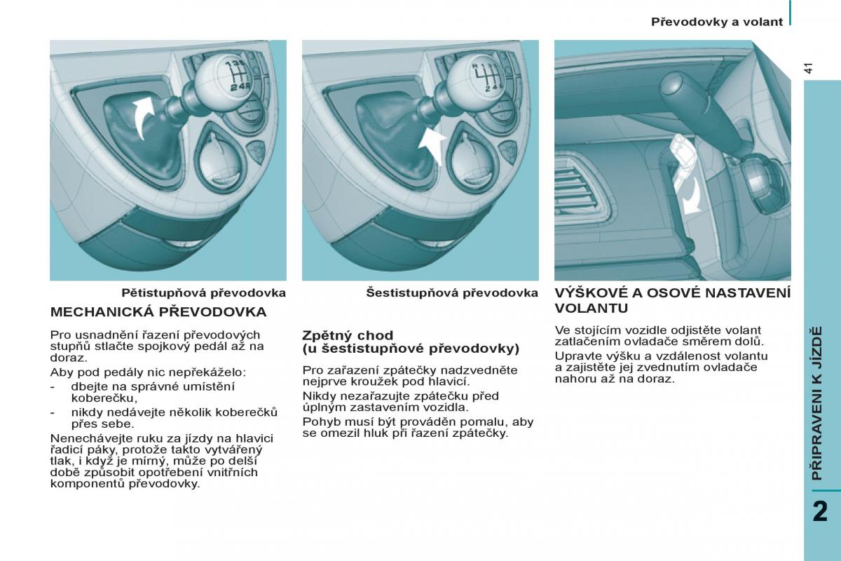 Peugeot 807 navod k obsludze / page 43