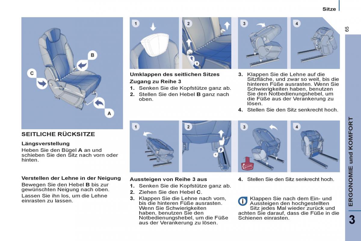 Peugeot 807 Handbuch / page 67