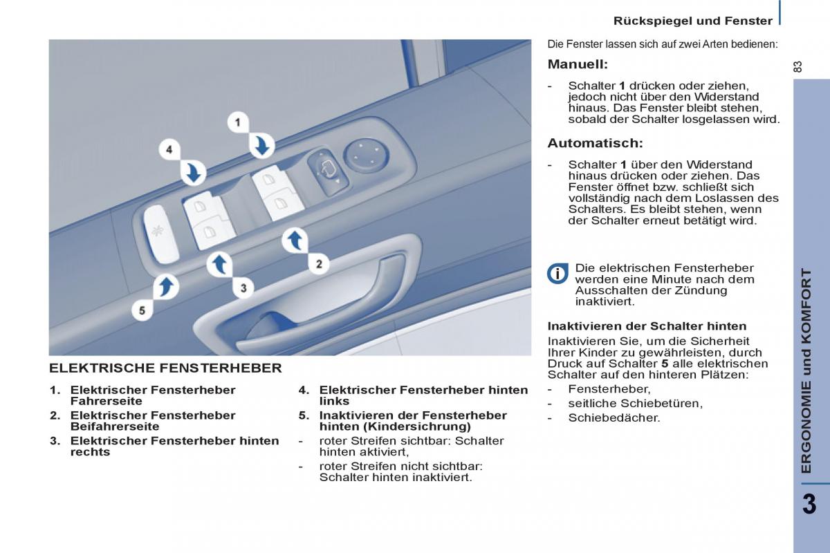 Peugeot 807 Handbuch / page 85