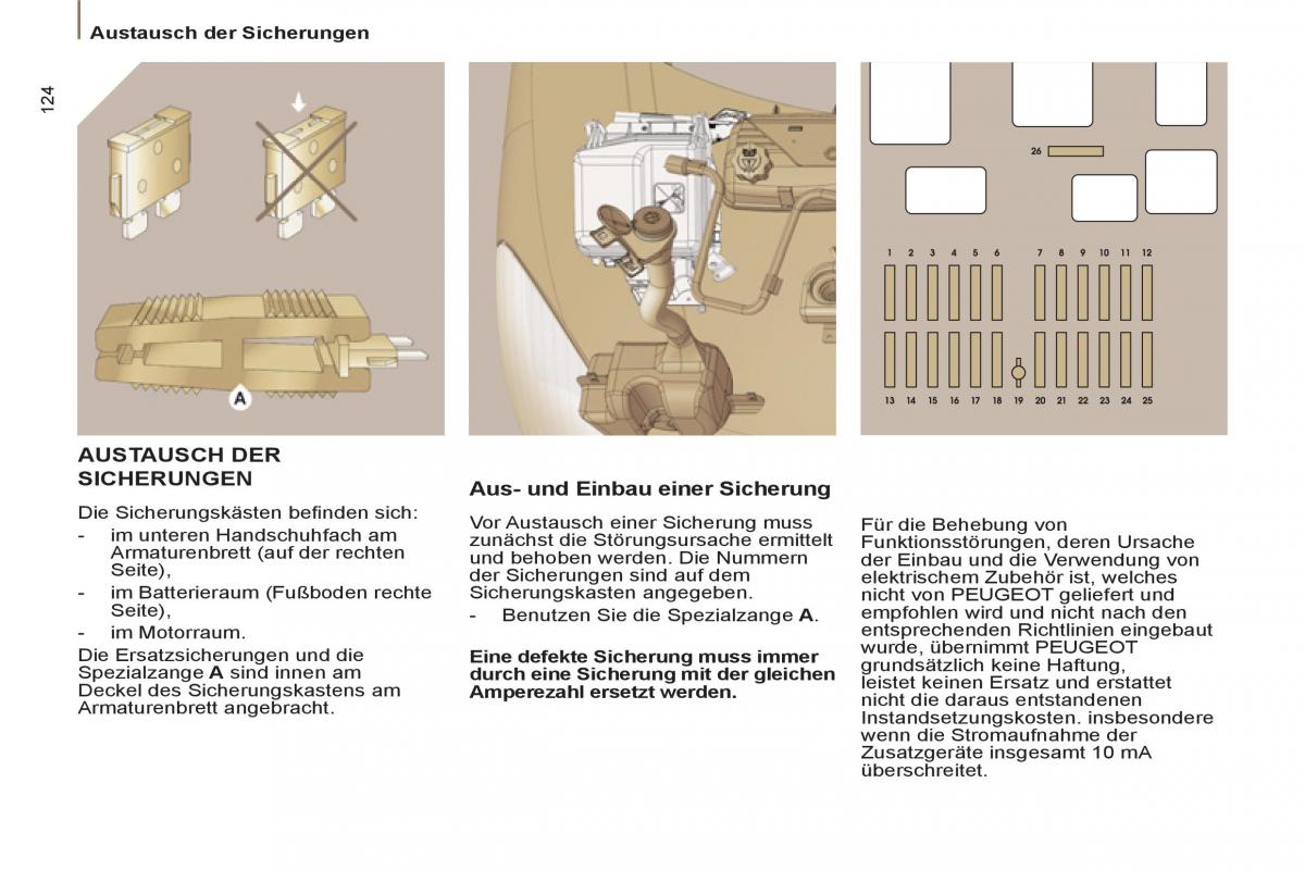 Peugeot 807 Handbuch / page 126