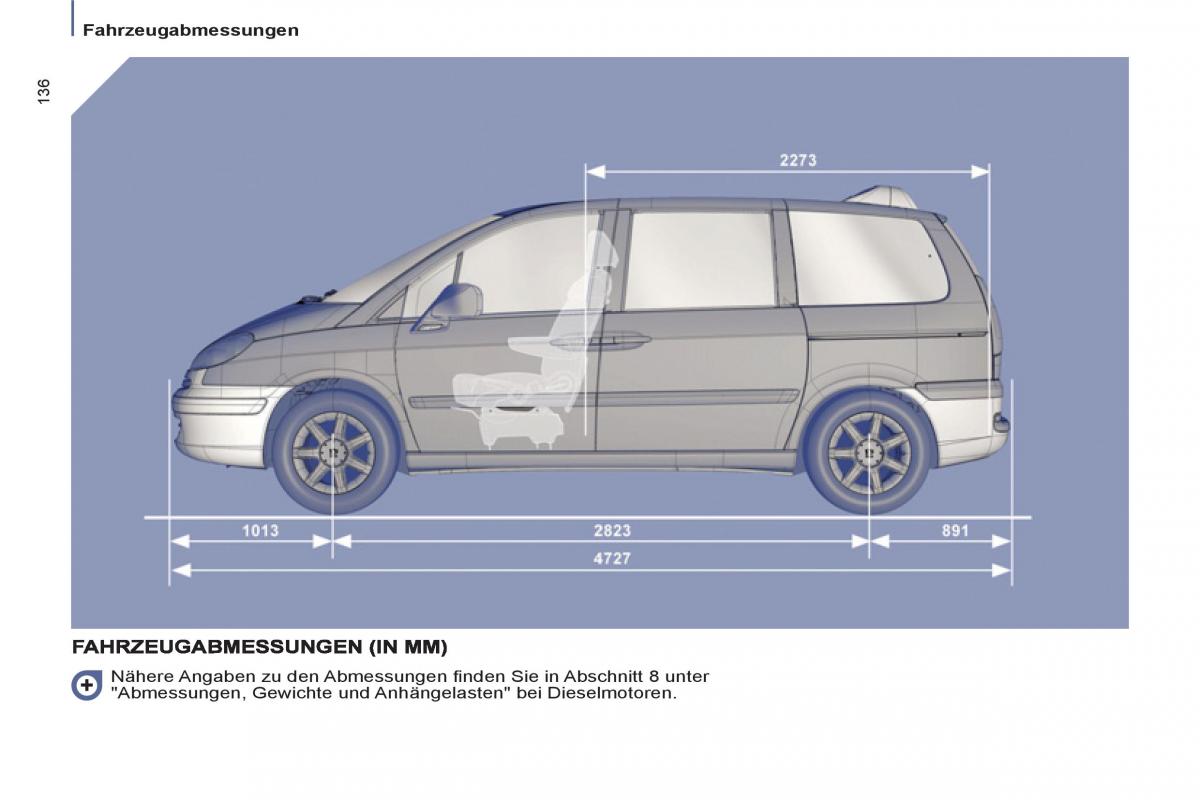 Peugeot 807 Handbuch / page 138