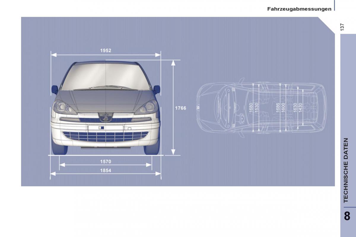 Peugeot 807 Handbuch / page 139