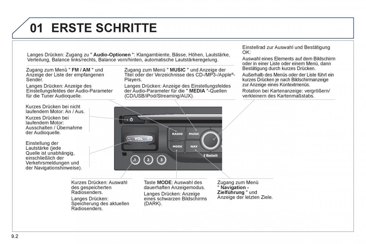 Peugeot 807 Handbuch / page 142