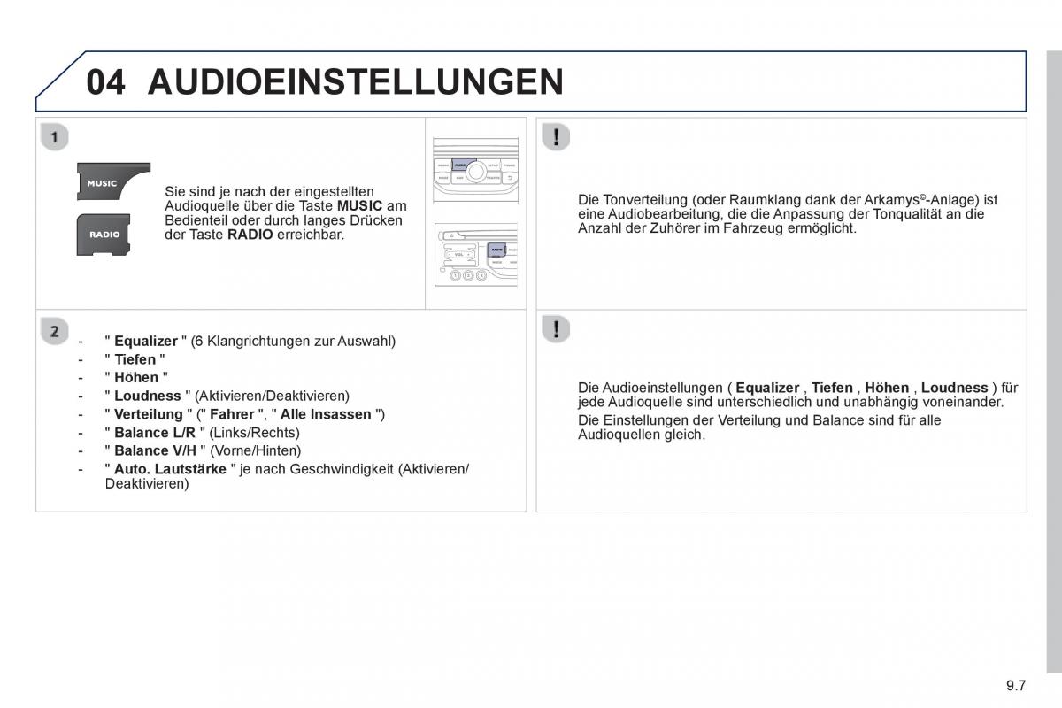 Peugeot 807 Handbuch / page 147